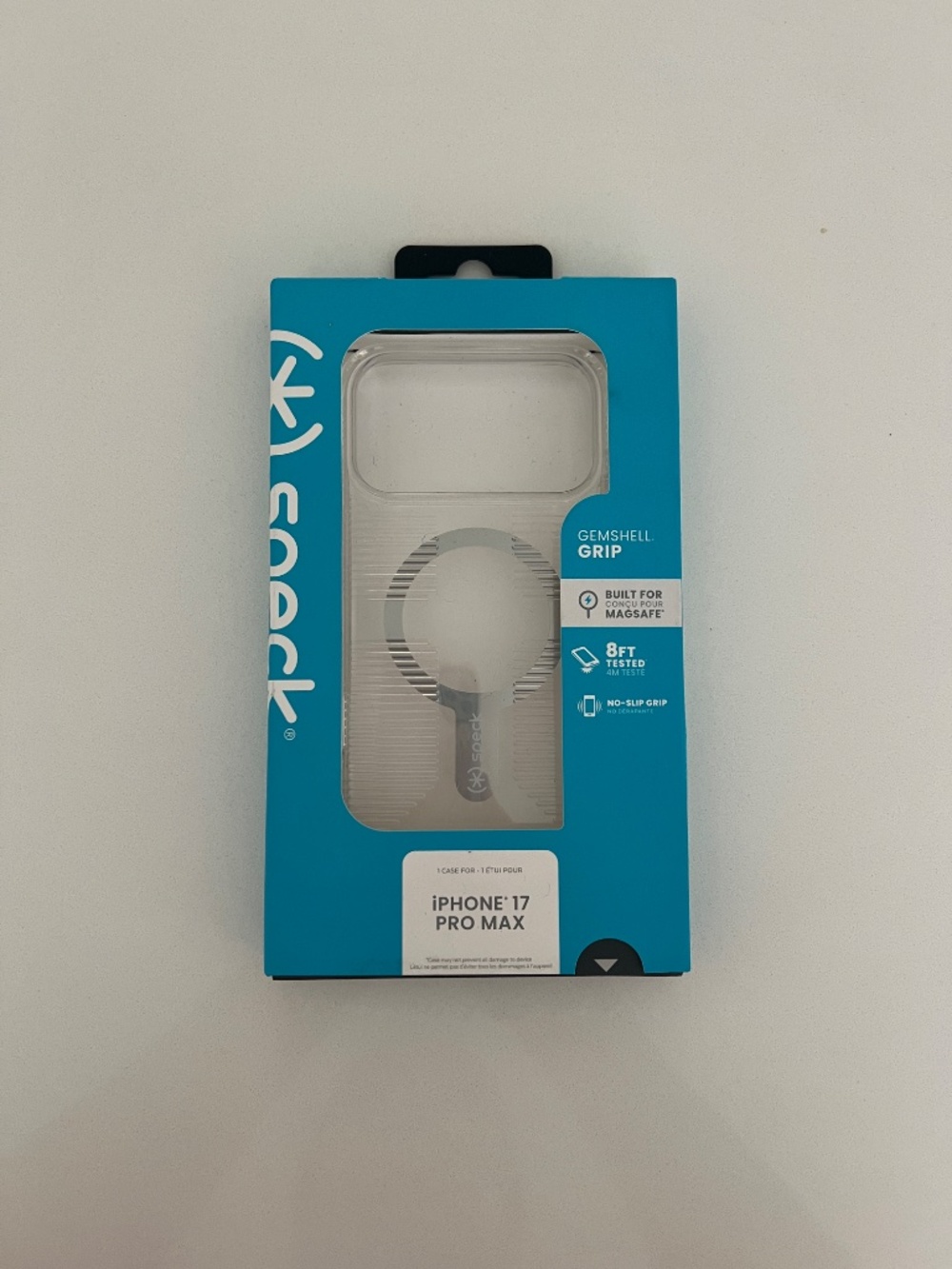 BRAND NEW Speck - iPhone 17 ProMax GEMSHELL GRIP + MS - Clear